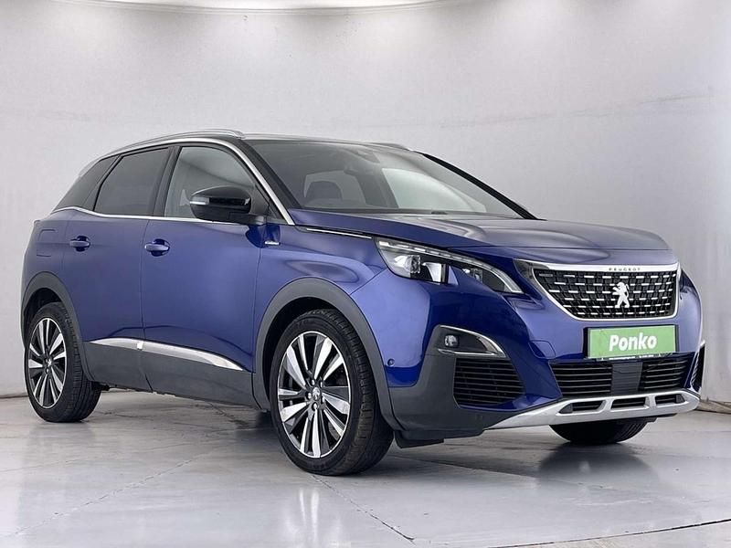 Blue Used 2018 Peugeot 3008 Premium SUV | £12,175 (Fair price) - Image 1/3