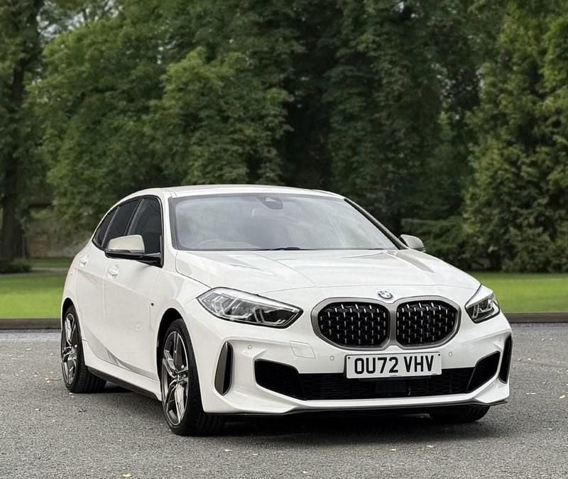 White Used 2022 BMW M135 Sport Line Hatchback | £27,495 (Good price) - Image 1/4