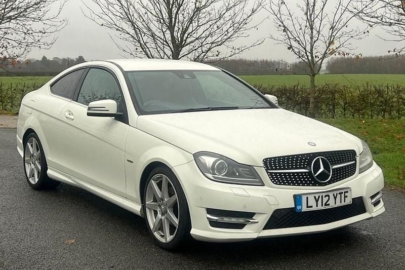 White Used 2012 Mercedes C180 AMG Coupe | £6,490 (Fair price) - Image 1/1