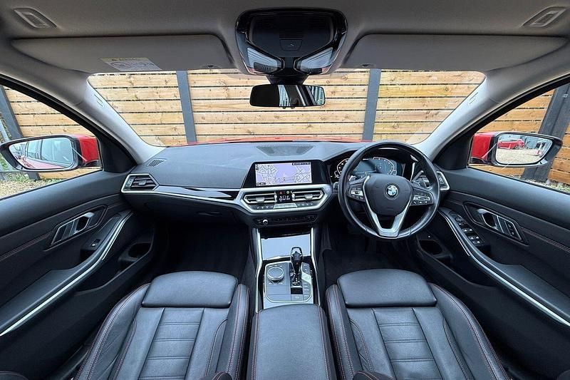 Used BMW 330e Sport Line 2021 Red Sedan