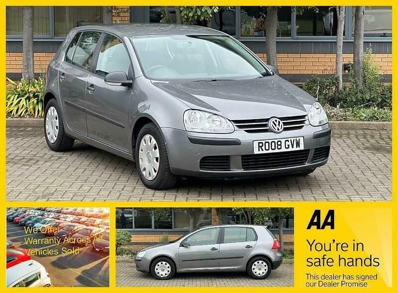 Grey Used 2008 VW Golf VI S Hatchback | £3,890 (Fair price) - Image 1/4