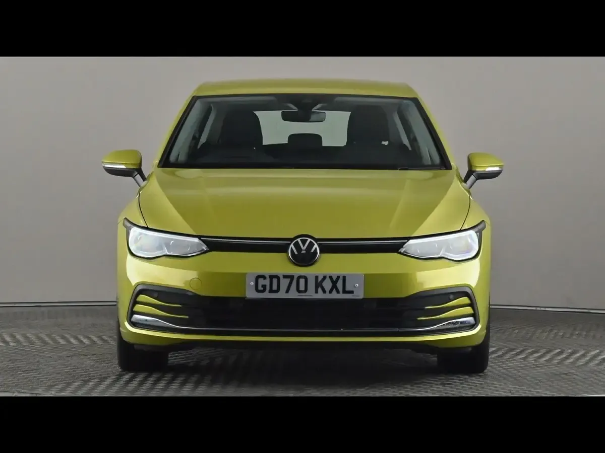 Used VW Golf VII Style 2021 Yellow Hatchback
