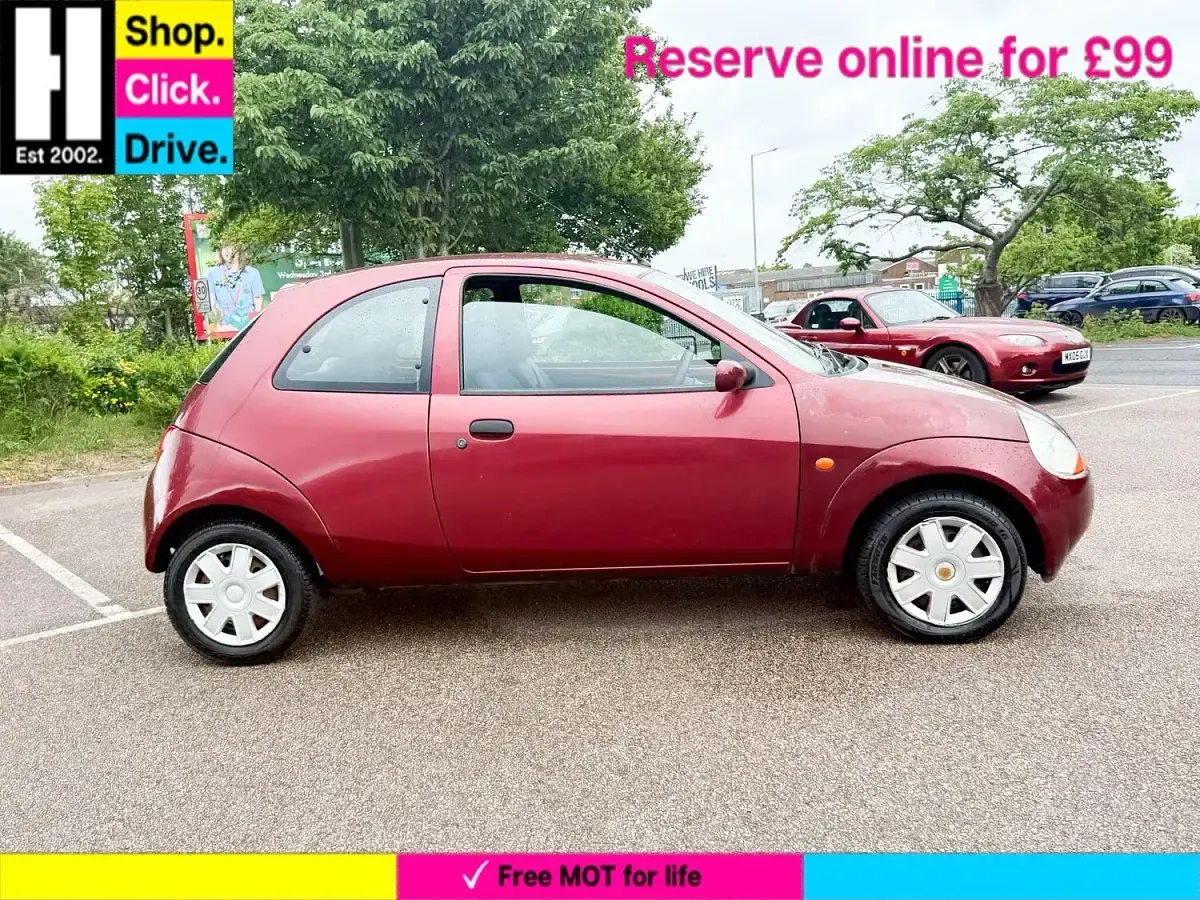 Used Ford Ka 70 HP (51 kW) 2003 Red Hatchback