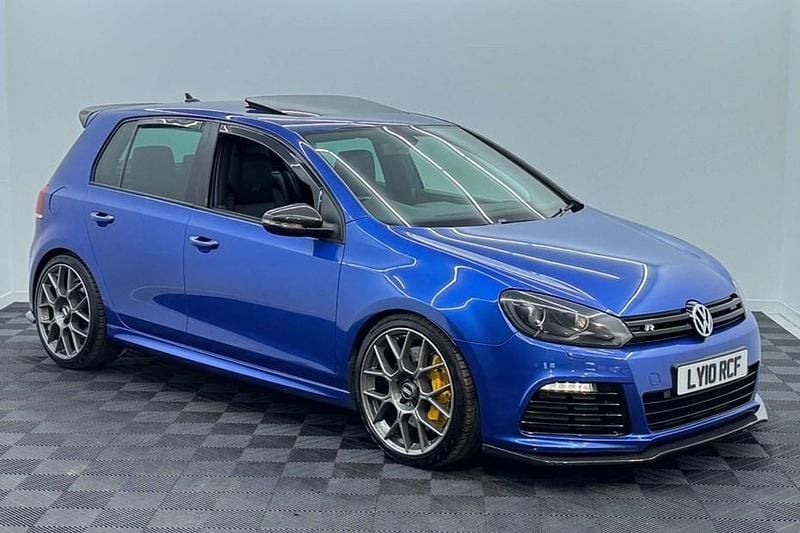 Used VW Golf VI R 2010 Blue Hatchback