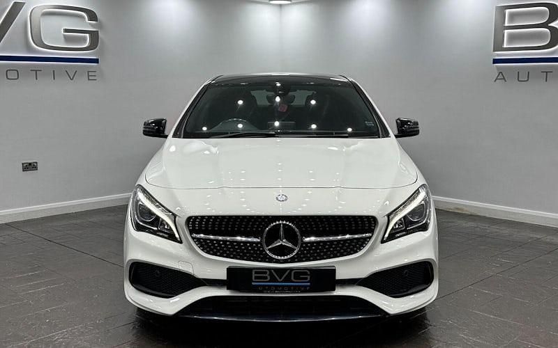 Used Mercedes CLA180 AMG line 122 HP (89 kW) 2016 White Sedan
