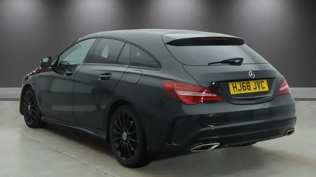 Used Mercedes CLA220 AMG line 2018 Black Coupe