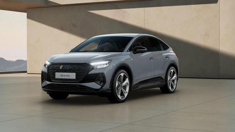 Grey New 2025 Audi Q4 Sportback e-tron Black Edition SUV | £45,110 - Image 1/4