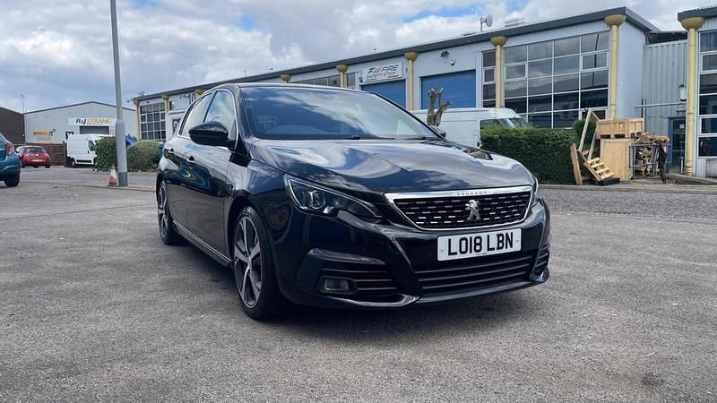 Black Used 2018 Peugeot 308 GT-line Hatchback | £7,400 (Fair price) - Image 1/4