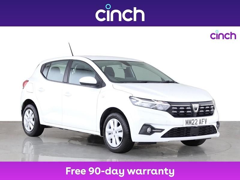 White Used 2022 Dacia Sandero Comfort Hatchback | £9,599 (Fair price) - Image 1/3