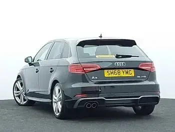 Used Audi A3 S-Line 150 HP (110 kW) 2018 Black Sedan