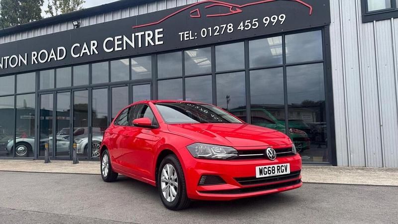 Red Used 2018 VW Polo SE Hatchback | £8,995 (Fair price) - Image 1/4