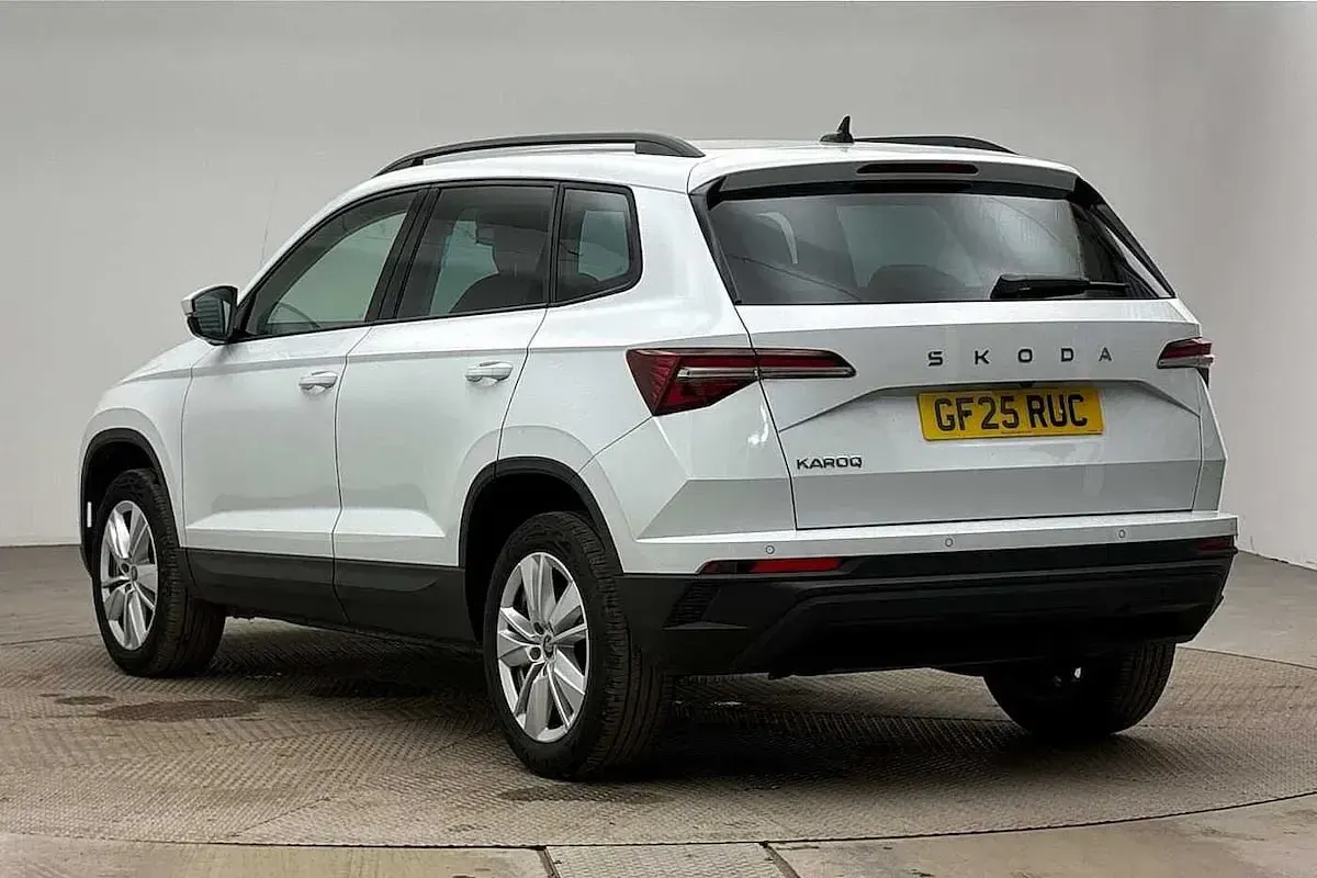 Used Skoda Karoq SE 110 HP (80 kW) 2025 Moon white metallic SUV