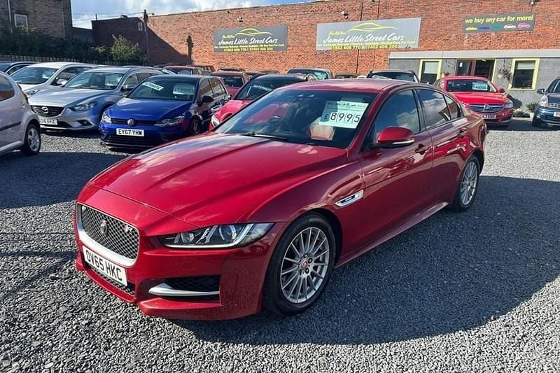 Red Used 2015 Jaguar XE R-Sport Sedan | £8,995 (Good price) - Image 1/1