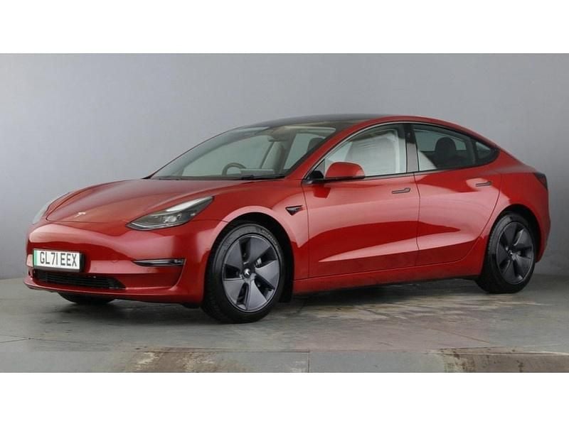 Red Used 2021 Tesla Model 3 Long Range AWD Sedan | £17,995 (Good price) - Image 1/4