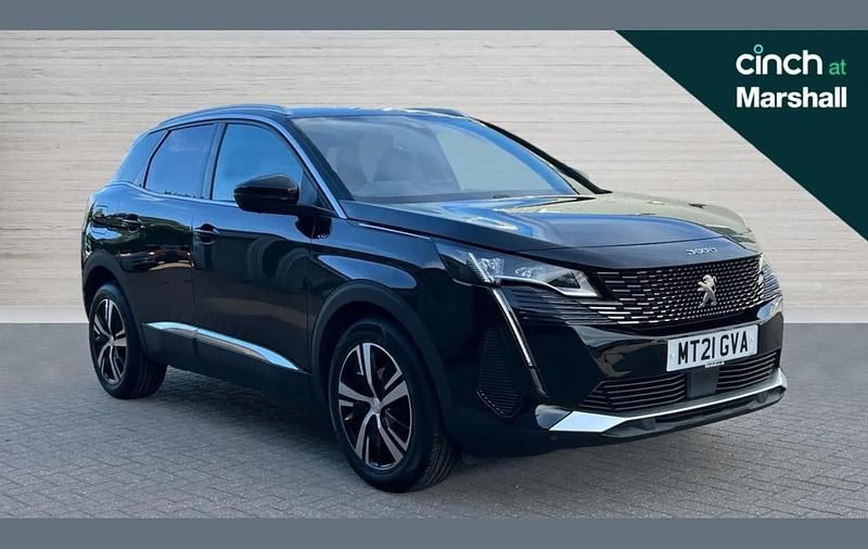 Black Used 2021 Peugeot 3008 GTi SUV | £17,342 (Fair price) - Image 1/4