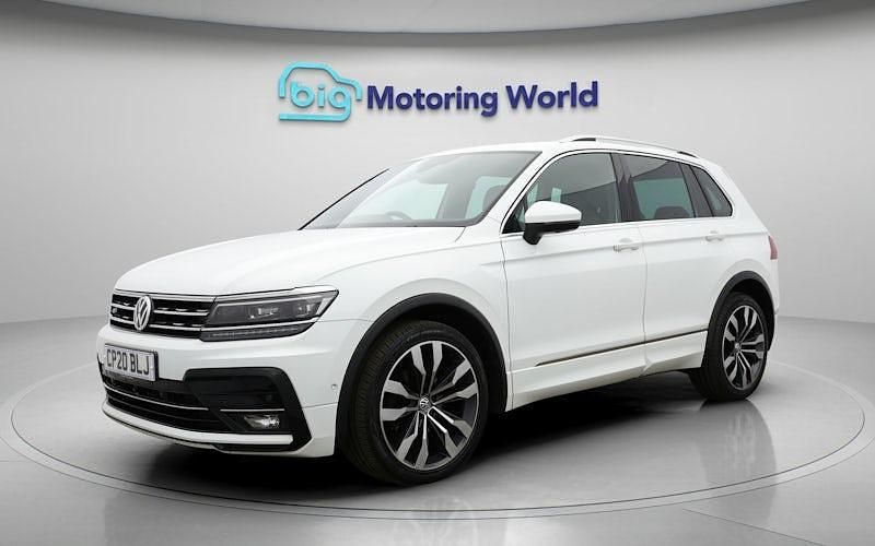 Used VW Tiguan R-line 150 HP (110 kW) 2020 White SUV