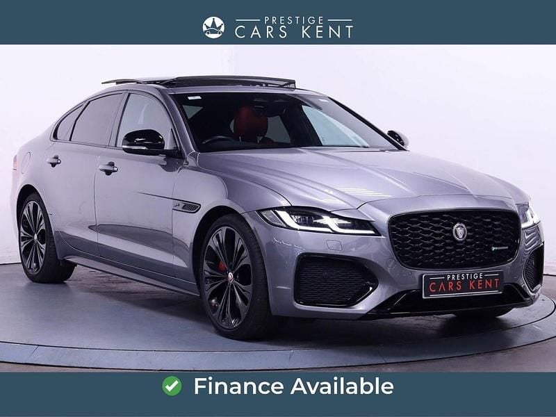 Grey Used 2022 Jaguar XF R-Dynamic Sedan | £26,473 (Expensive) - Image 1/4