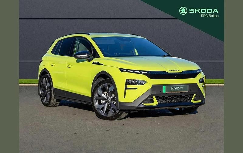 Hyper green Used 2025 Skoda Elroq vRS SUV | £37,495 (Fair price) - Image 1/4
