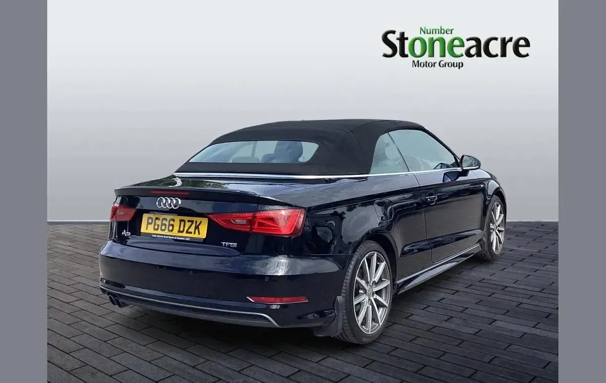 Used Audi A3 Cabriolet S-Line 147 HP (108 kW) 2017 Black Cabriolet