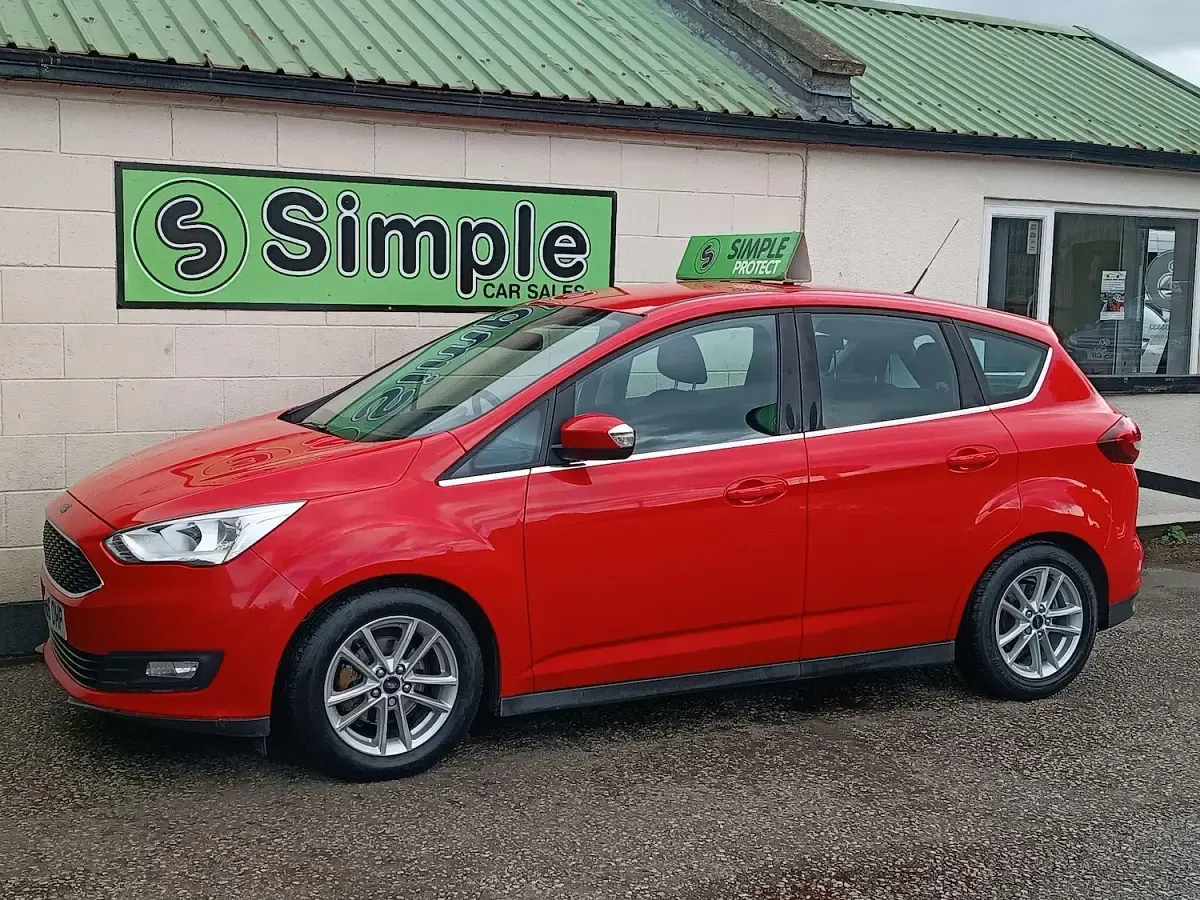 Used Ford C-MAX Zetec 118 HP (86 kW) 2016 Red MPV