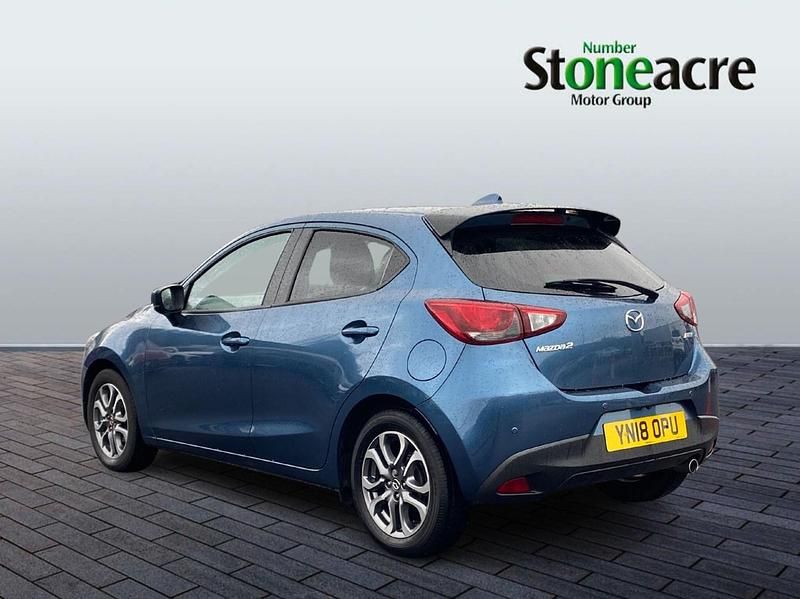 Used Mazda 2 Inclusive 2018 Blue Hatchback