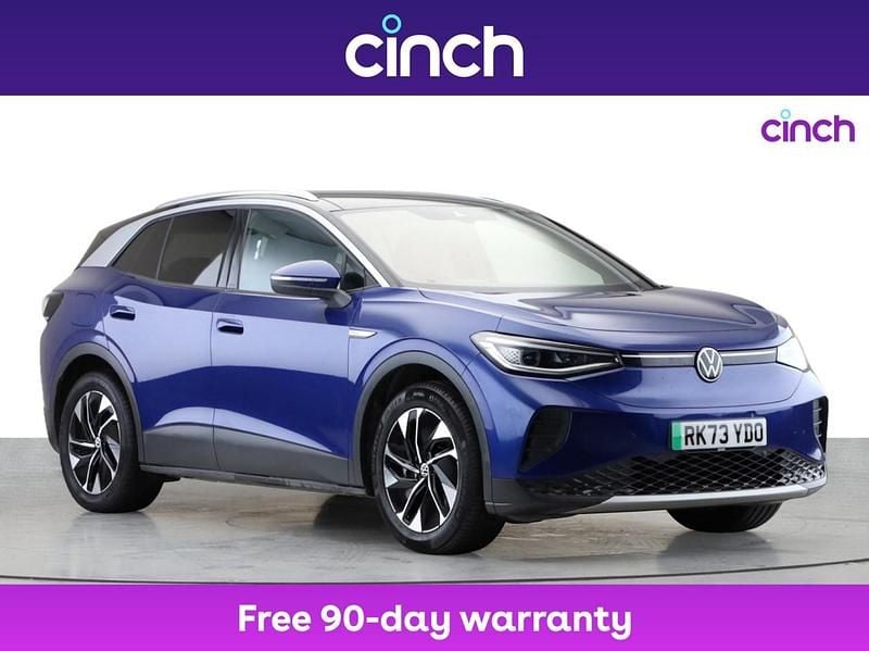 Blue Used 2023 VW ID.4 Pro SUV | £22,349 (Fair price) - Image 1/3