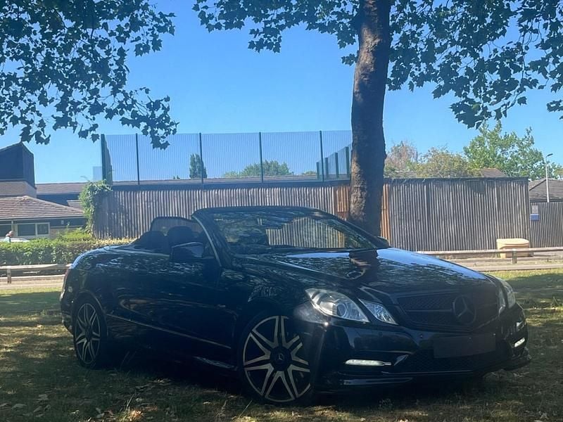 Used Mercedes E350 2012 Black Cabriolet