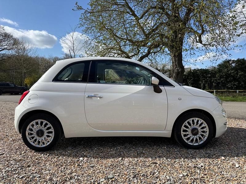 Used Fiat 500 Lounge 69 HP (50 kW) 2018 White Hatchback
