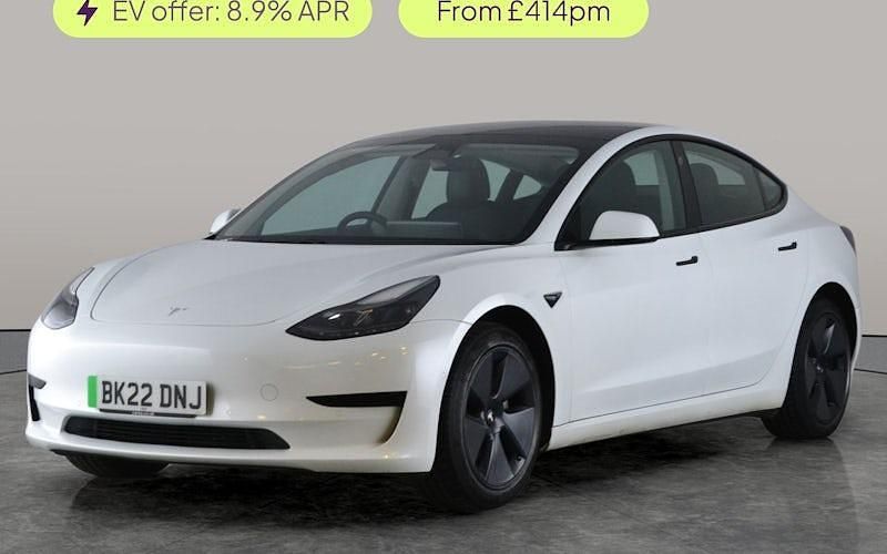 Used Tesla Model 3 RWD 461 kW (627 HP) 2022 White Sedan