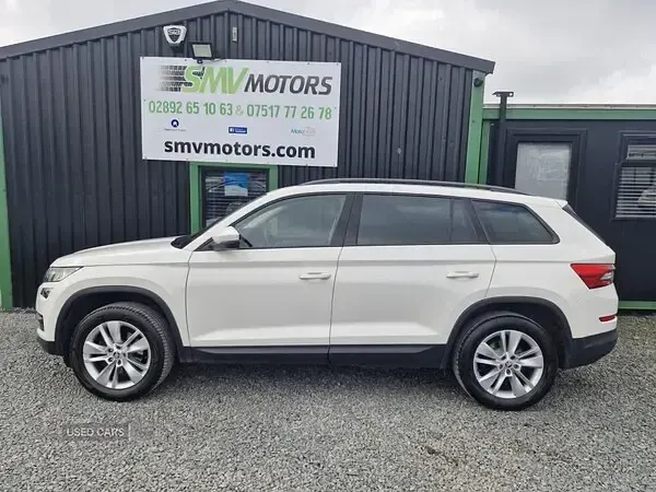 Used Skoda Kodiaq SE Technology 150 HP (110 kW) 2019 White SUV