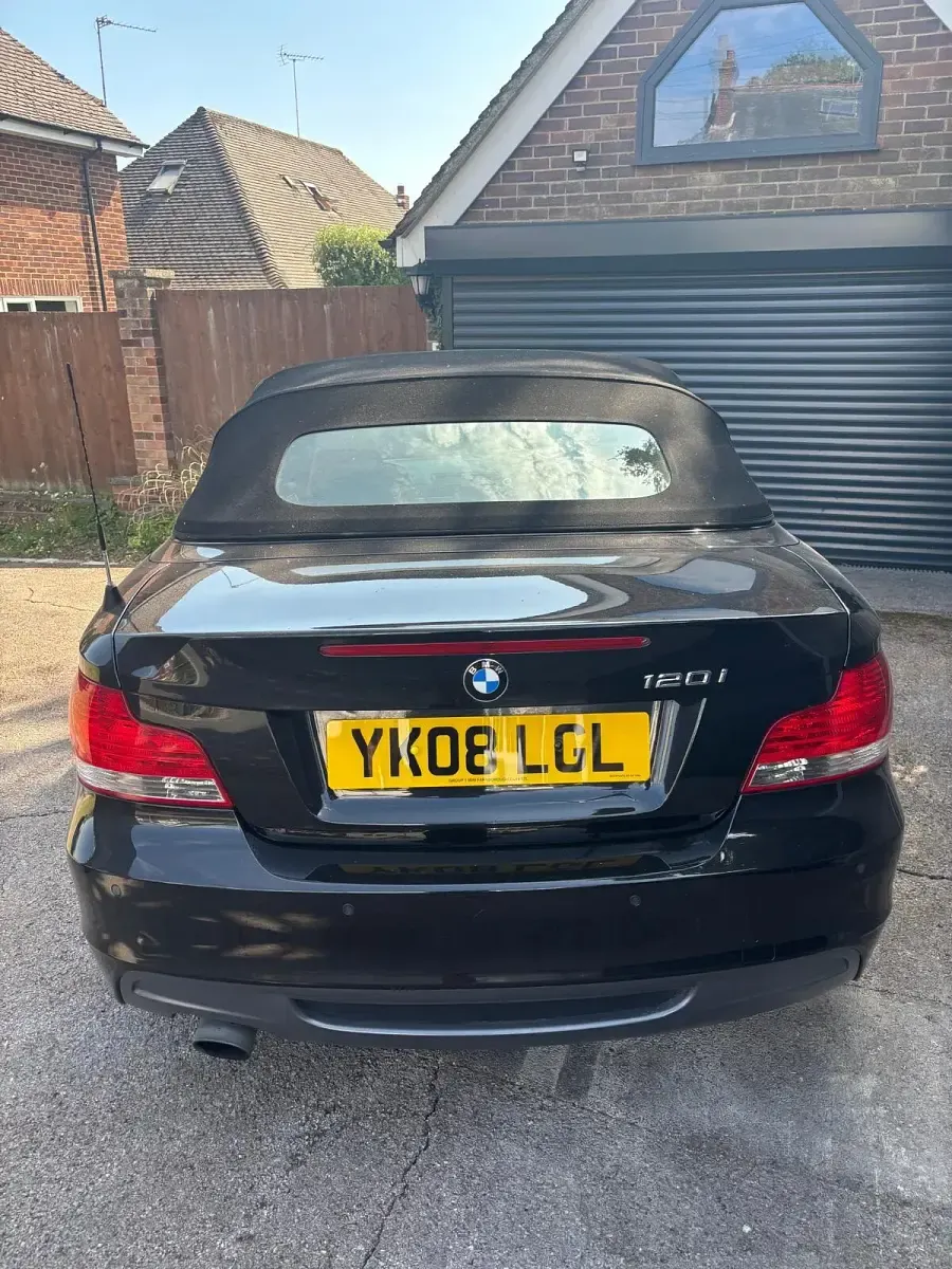 Used BMW 120 Cabriolet M Sport 170 HP (125 kW) 2008 Black Cabriolet
