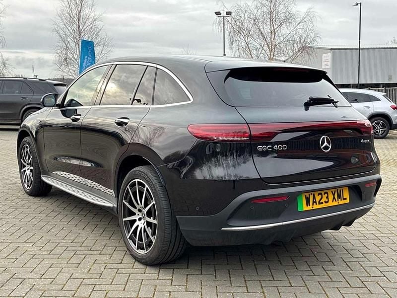 Used Mercedes EQC400 AMG line 300 kW (408 HP) 2023 Black SUV