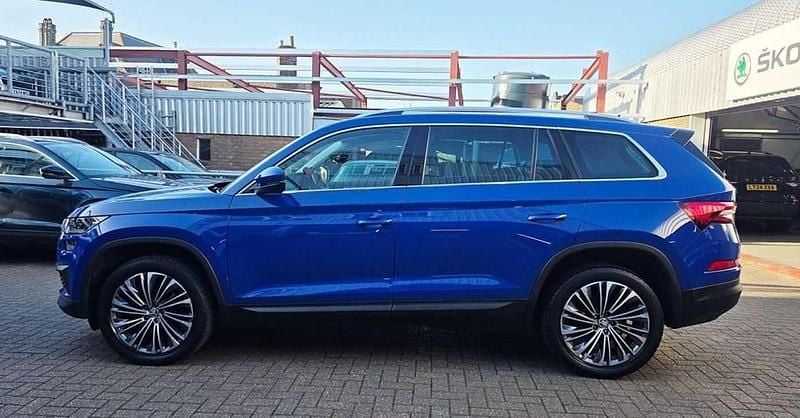 Used Skoda Kodiaq SE L Executive 150 HP (110 kW) 2023 Energy blue SUV