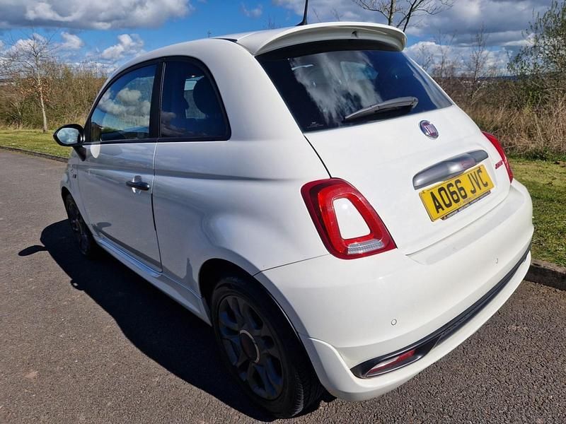 Used Fiat 500 S 69 HP (50 kW) 2016 White Hatchback