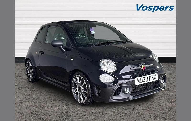 Black Used 2023 Abarth 595 Turismo Cabriolet | £18,295 (A bit pricey) - Image 1/3