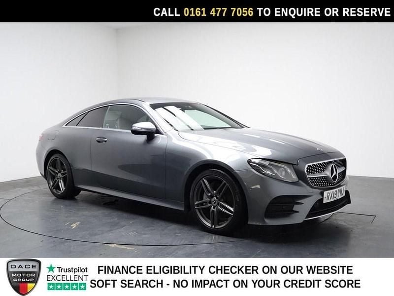 Used Mercedes E220 AMG line 194 HP (142 kW) 2019 Grey Coupe