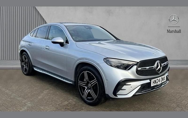 High tech silver Used 2024 Mercedes GLC220 AMG Line Premium Coupe | £49,980 - Image 1/4