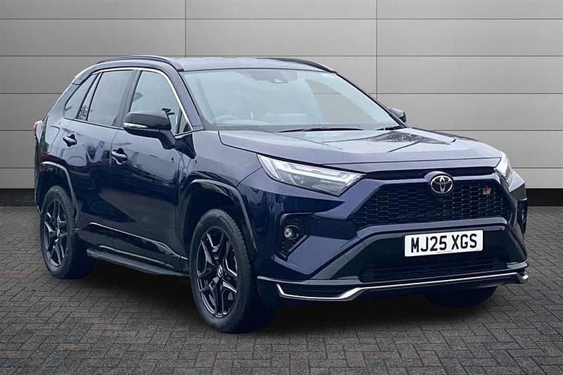 Obsidian blue Used 2025 Toyota RAV4 Hybrid Sport SUV | £38,491 (A bit pricey) - Image 1/3
