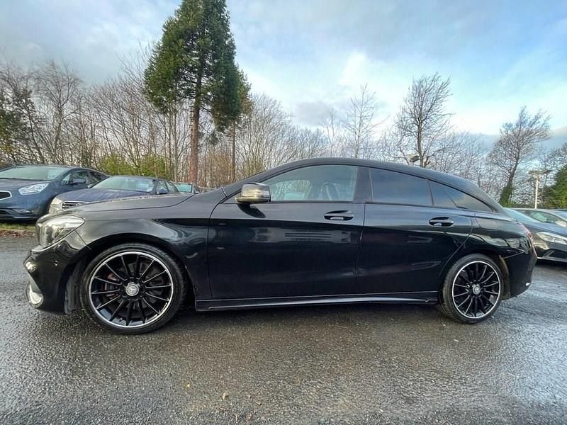 Used Mercedes CLA220 Shooting Brake AMG line 177 HP (130 kW) 2016 Black Estate