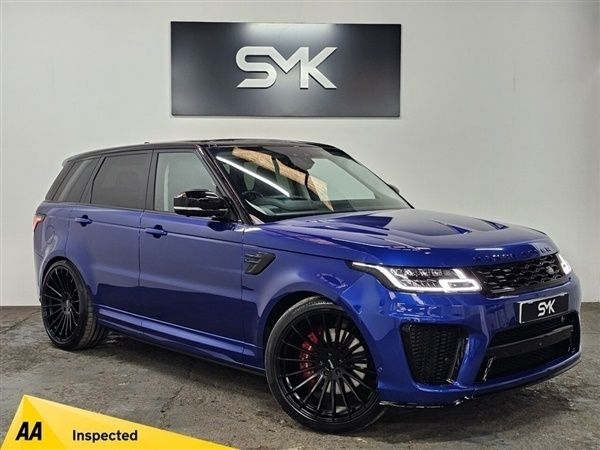 Blue Used 2019 Land Rover Range Rover Sport SVR SUV | £44,995 (Good price) - Image 1/1