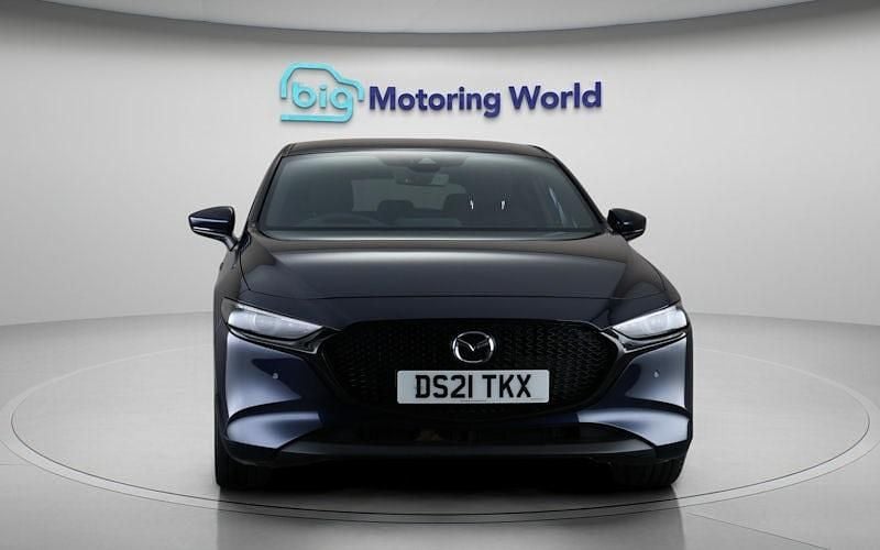 Usado Mazda 3 Inclusive 122 HP (89 kW) 2021 Azul Citadino