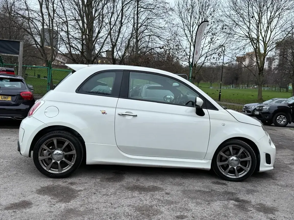 Used Abarth 500 135 HP (99 kW) 2014 White Hatchback