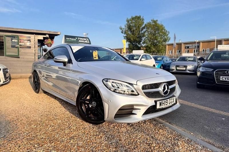 Silver Used 2019 Mercedes C200 AMG line Coupe | £17,495 (Fair price) - Image 1/1