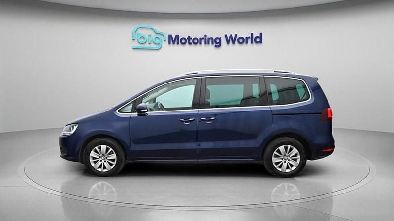 Used VW Sharan SE 150 HP (110 kW) 2021 Blue MPV