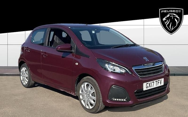 Purple Used 2017 Peugeot 108 Active Hatchback | £5,483 (Fair price) - Image 1/4