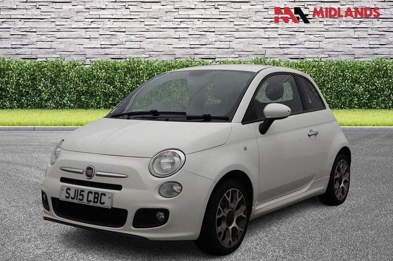 Used Fiat 500 S 69 HP (50 kW) 2015 White Hatchback