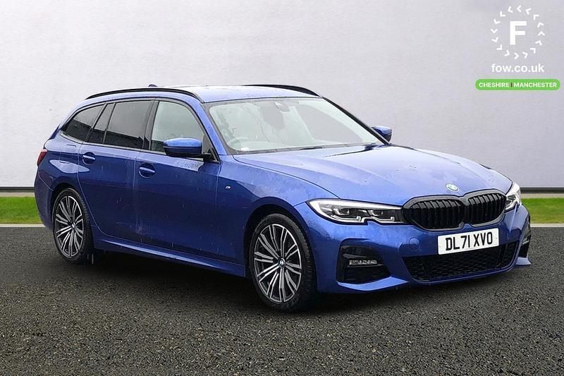 Blue Used 2021 BMW 320 M Sport Estate | £23,299 (Fair price) - Image 1/3