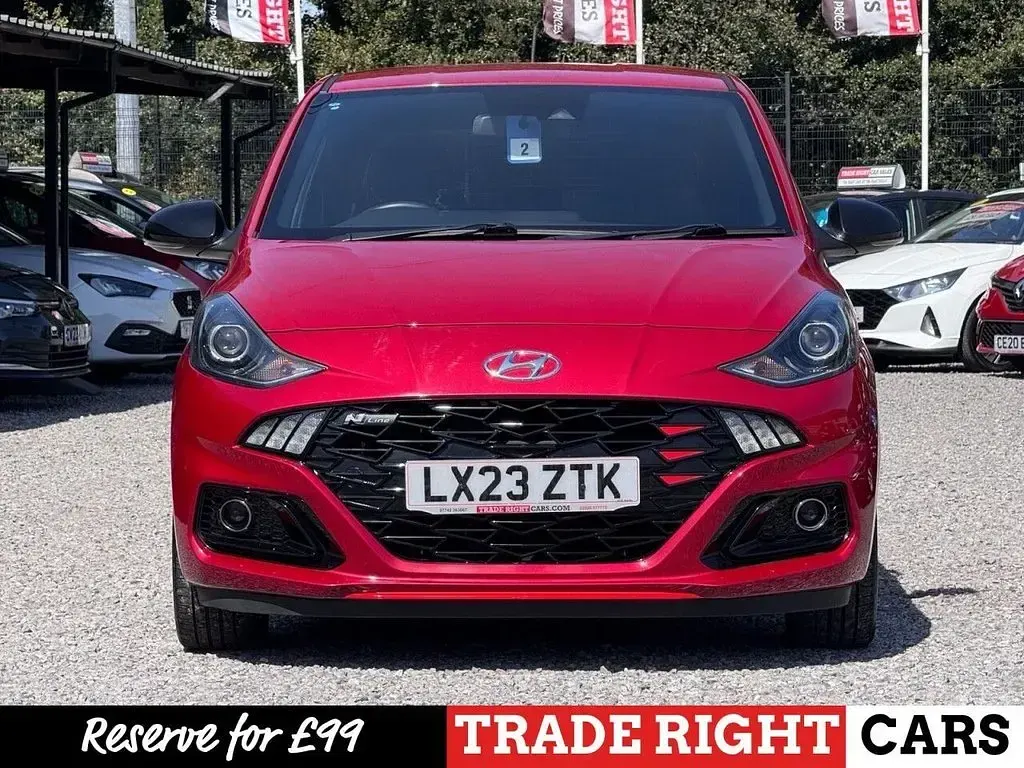 Used Hyundai i10 N Line 100 HP (73 kW) 2023 Red Hatchback
