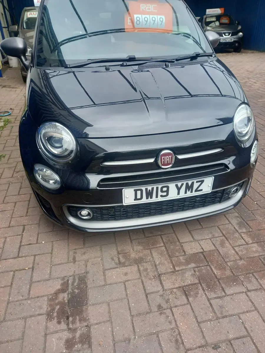 Used Fiat 500 S 85 HP (62 kW) 2019 Black Hatchback