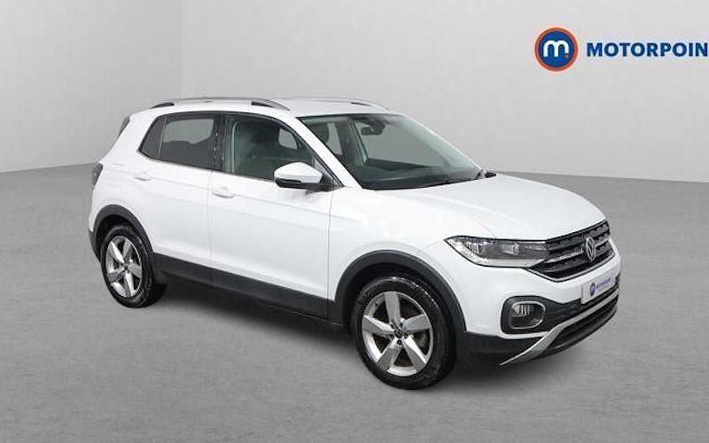 Used VW T-Cross SEL 110 HP (80 kW) 2022 White SUV